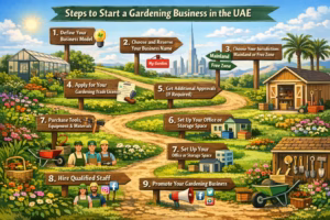 Steps to Start a Gardening Business in the UAE